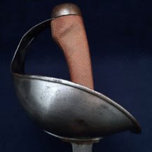 British WW1 1908 Pattern Cavalry Troopers Sword by Enfield, 1916 with Unusual Leather-Covered Steel Scabbard 13